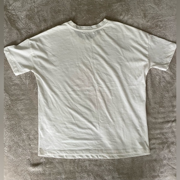 NEVER WORN! White stretchy cotton T-shirt from RESERVED - Picture 3 of 5